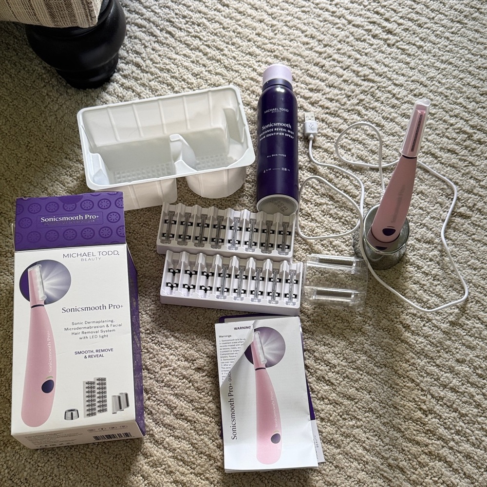 Michael Todd Sonicsmooth Pro Pink Facial Hair Remover